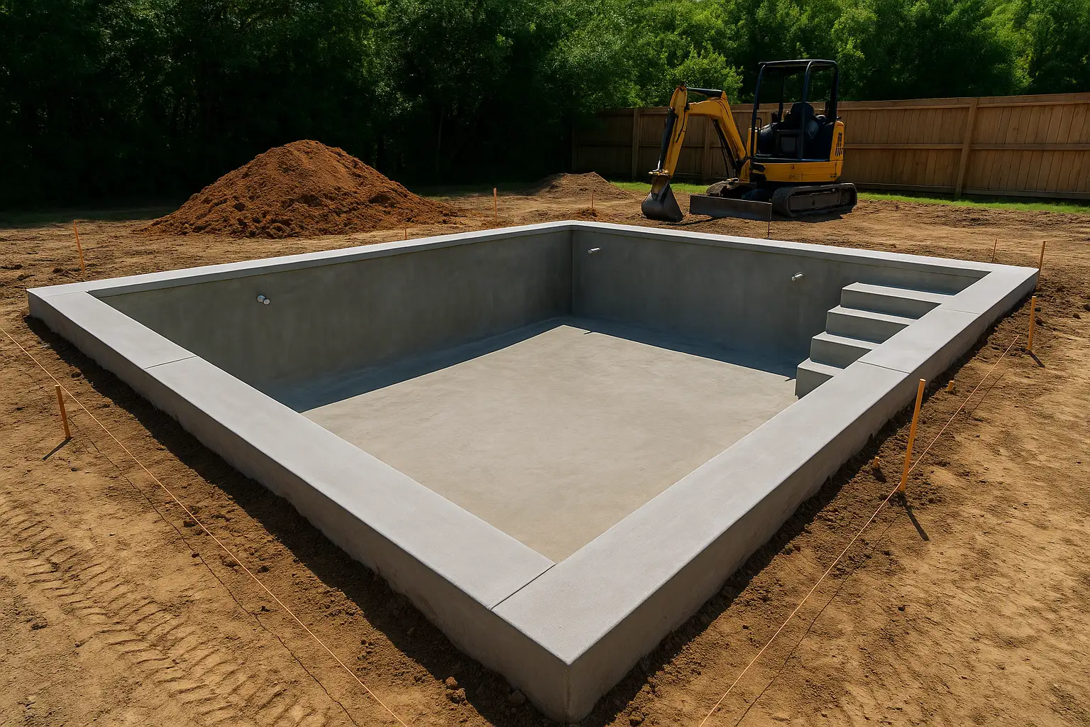 ساخت استخر با سیستم تصفیه اب